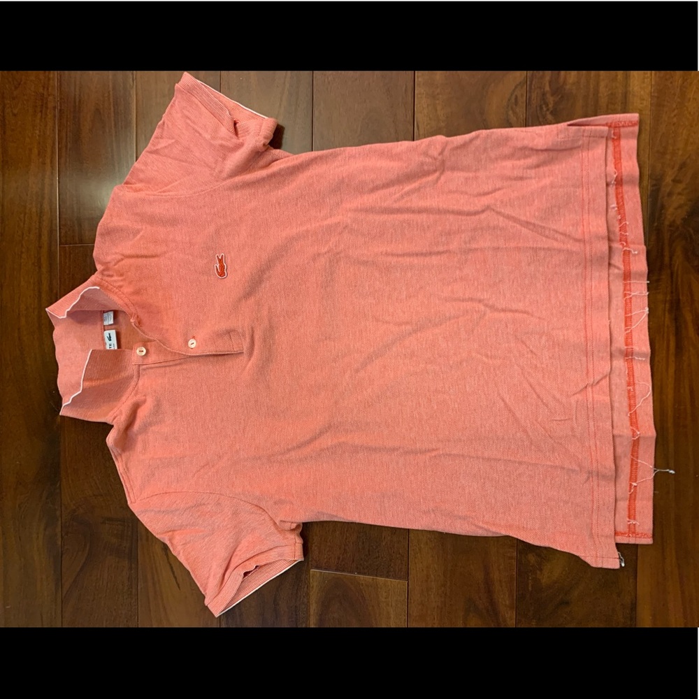 Lacoste Slim Fit Pink Polo